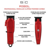 StyleCraft Super-Torque Modular Red Rebel Clipper & Trimmer Combo