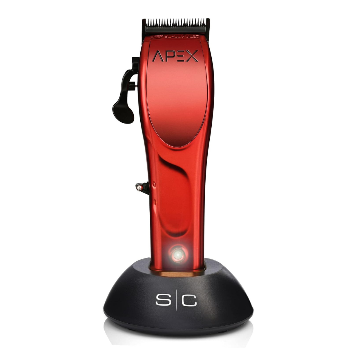 StyleCraft Apex Red Professional Metal Hair Clipper With Japanese Rotary Motor