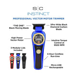 STYLECRAFT INSTINCT PROFESSIONAL VECTOR MOTOR CORDLESS HAIR TRIMMER WITH INTUITIVE TORQUE CONTROL Trimmers StyleCraft/Gamma+ 