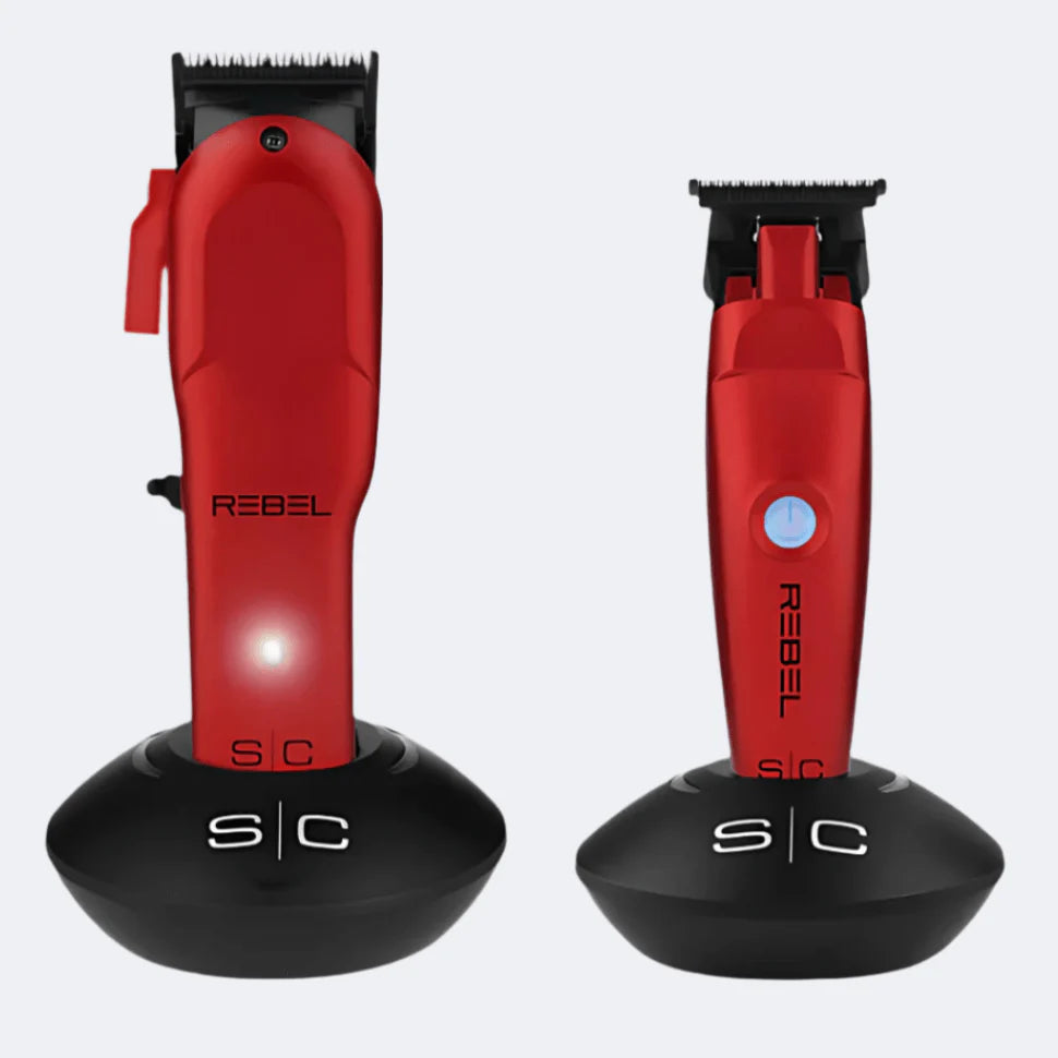 StyleCraft Super-Torque Modular Red Rebel Clipper & Trimmer Combo